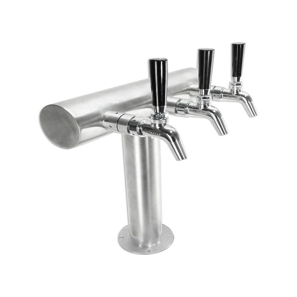 3 Tap ULTRA T Deluxe Kegerator Kit